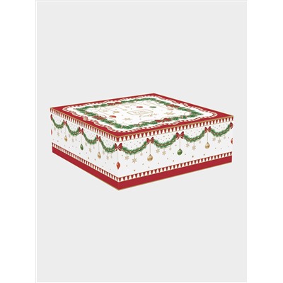 Салатник, 15х5 см, 250 мл, фарфор P, белый, Новогодняя гирлянда, Magie de Noel