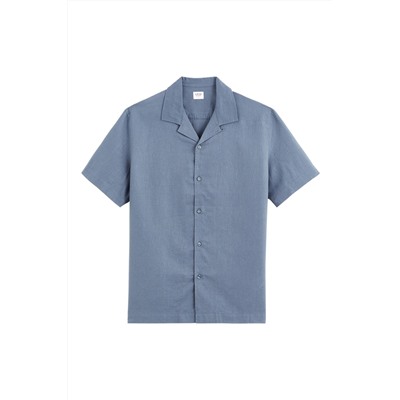 Camisa de lino - Azul