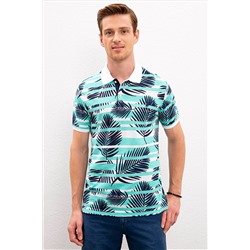 Erkek Mint Polo Yaka Tişört
