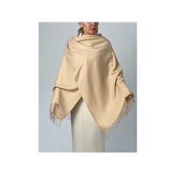 Палантин Pashmina женский Lanotti/топленое-молоко