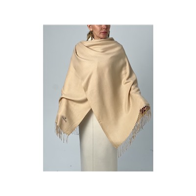Палантин Pashmina женский Lanotti/топленое-молоко
