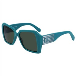 Karl Lagerfeld Women's Green Butterfly Sunglasses