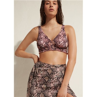 Triangel-Bikinioberteil mit nicht verschiebbaren Cups Sidney