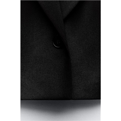 CROPPED BLAZER COMBINED WITH HOOD