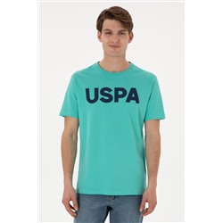 Erkek Regular Fit Bisiklet Yaka Mint Basic Tişört