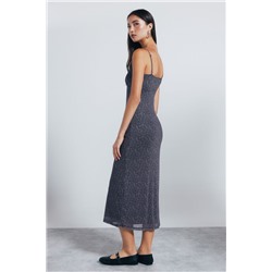 Vestido midi lencero