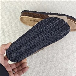 Женские кожаные шлепки в стиле Birkenstoc*k , экспорт  Цена на бирке 29,90€