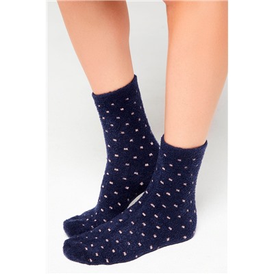 Calcetines suaves al tacto Cocoon Mini Po - Azul marino y rosa