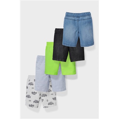 Multipack 5er - Jeans-, Sweat- und Stoffshorts