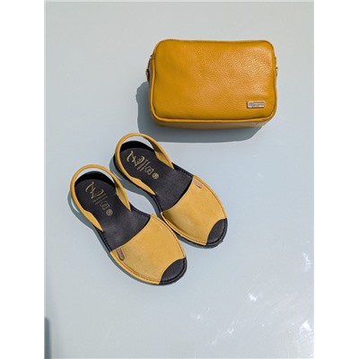 КОМБО Ab.Zapatos • 3106-8 • amarillo + AB.ZAPATOS Pelle 21-20 (370) ocra АКЦИЯ