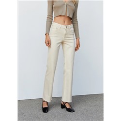 Jeans flare tiro medio
