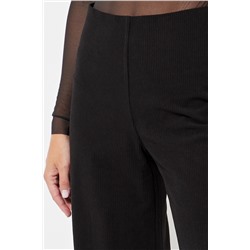 Pantalón de pana cintura alta - Negro
