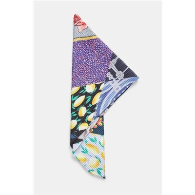 Foulard cuadrado patch digital