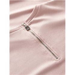 Kleid In Velourslederoptik