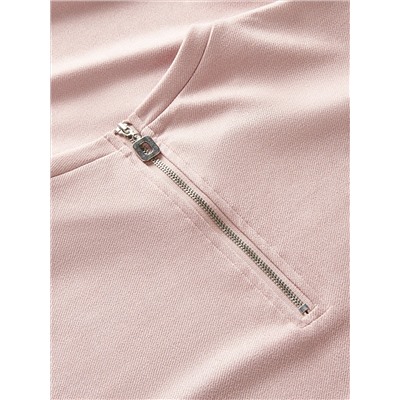 Kleid In Velourslederoptik