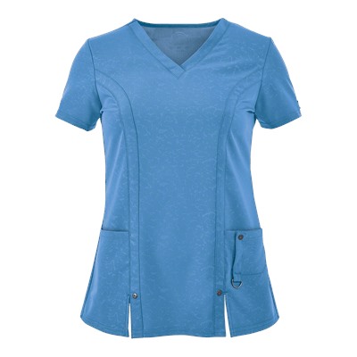 Dickies Xtreme STRETCH Scrubs Camo-Kazee Embossed Top