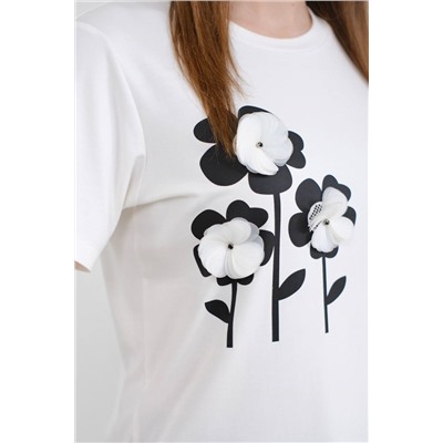 ТОПОВЫЕ ФУТБОЛКИ С 3D элементами  PREMIUM COTTON