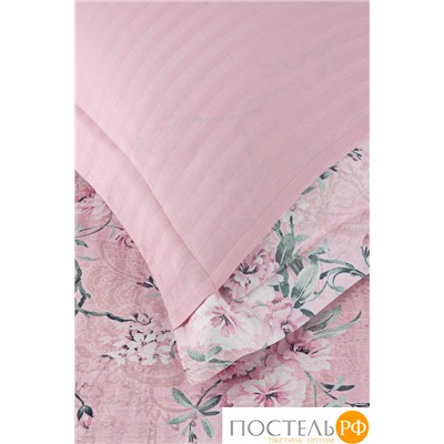 Постельное белье Карвен Stripe Satin с цветным принтом 1.5 спальное N249 -SB003(4пр.)