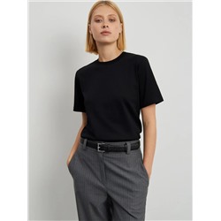 Футболка однотонная, B3022/blackis