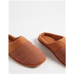 Waffle Slippers, Men, Brown