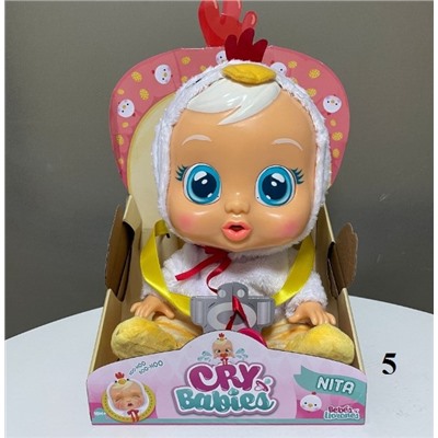 Настоящая новая плачущая кукла American CryBabie*s пользуется огромной популярностью за рубежом! Умеет издавать звуки, плакать и лить слезы. 30 см