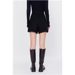 Short de lana Negro