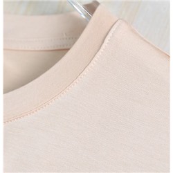 Мягкая хлопковая футболка Tencel с карманом и коротким рукавом