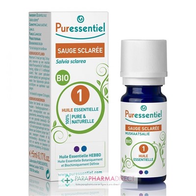 Puressentiel Huile Essentielle Sauge Sclarée BIO 5 ml