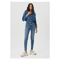 MaviSerenay Gold Shape Vintage Indigo Si Jean Pantolon 100980-82194