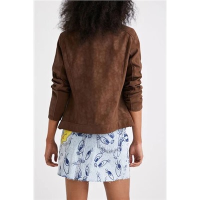 Chaqueta biker slim