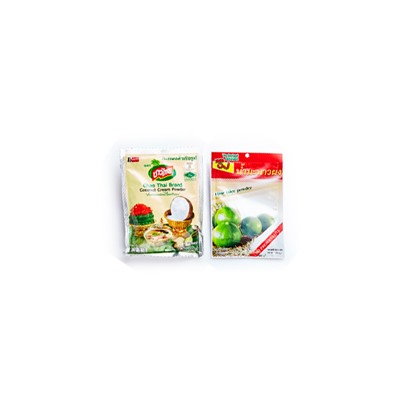 Сухое натуральное кокосовое молоко и сухой сок тайского лайма./Coconut cream powder+ Lime Juice Powder