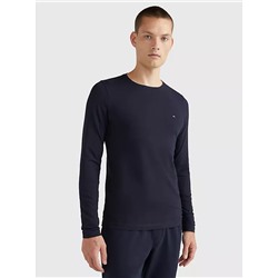 TOMMY HILFIGER SLIM FIT STRETCH LONG-SLEEVE T-SHIRT