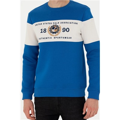 Erkek Saks Sweatshirt