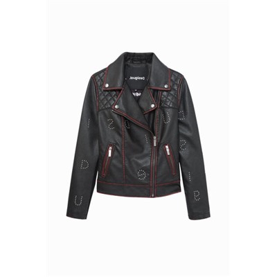 Chaqueta biker tachuelas