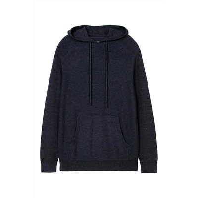 Jersey con capucha Azul oscuro jaspeado