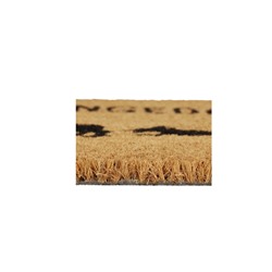 Fußmatte Hereingedackelt in Braun - (B)60 x (T)40 cm