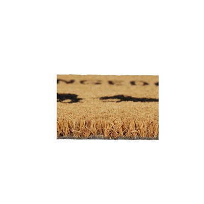 Fußmatte Hereingedackelt in Braun - (B)60 x (T)40 cm