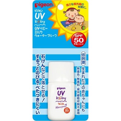 PIGEON Молочко для лица и тела PIGEON UV SPF50 возраст 0+, 20гр