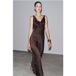 ZW COLLECTION LONG SATIN DRESS
