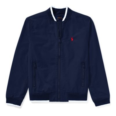 Cotton-Blend Baseball Jacket