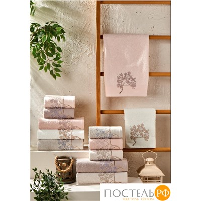 Полотенеце Карвен Elit 50*90 6шт.махра с вышивкой H 7000 AKASYA