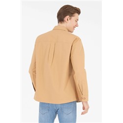 Erkek Camel Uzun Kollu Gömlek