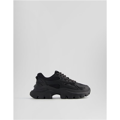Contrast studded sole trainers
