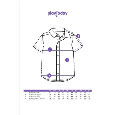Рубашка PLAYTODAY, 1126488