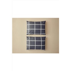 English Home Glen Check Kolay Ütülenir 2'li Yastık Kılıfı 50x70 Cm Antrasit 10040321
