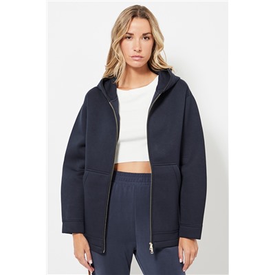 Sudadera con capucha - Azul marino