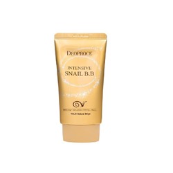 DEOPROCE INTENSIVE SNAIL BB SPF 50+ PA+++ - No. 21 NATURAL BEIGE Интенсивный антивозрастной солнцезащитный BB крем с муцином улитки 50мл