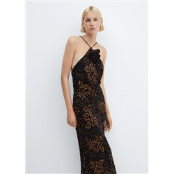 Vestido jacquard textura