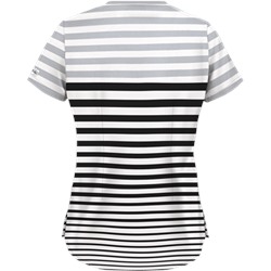 UA Seeing Stripes Silver Scrub Top