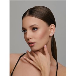 Серьги-каффы из серебра родированные 925 пробы с058р